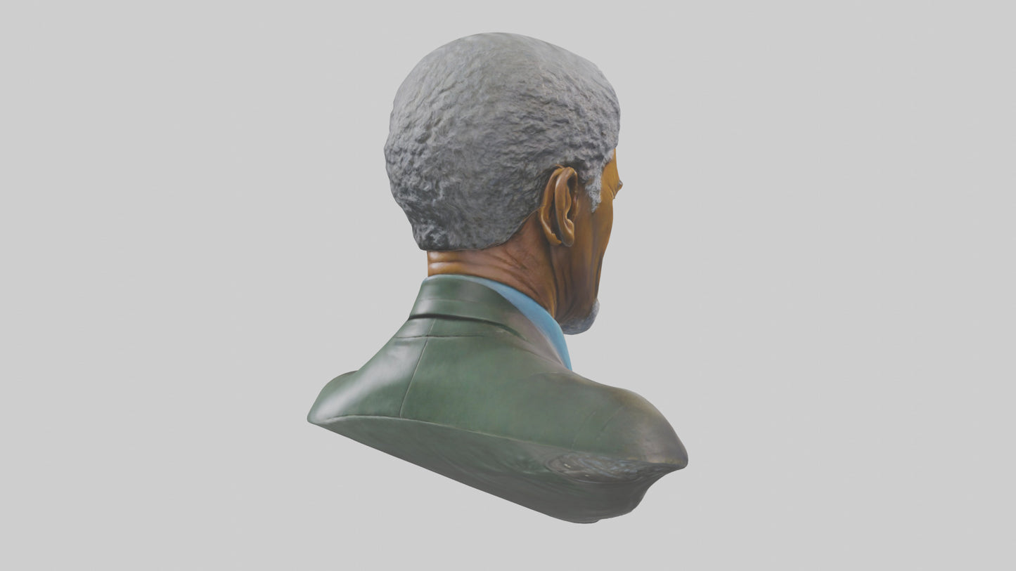 Morgan Freeman Statue Model 3D model