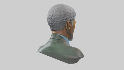 Morgan Freeman Statue Model 3D model