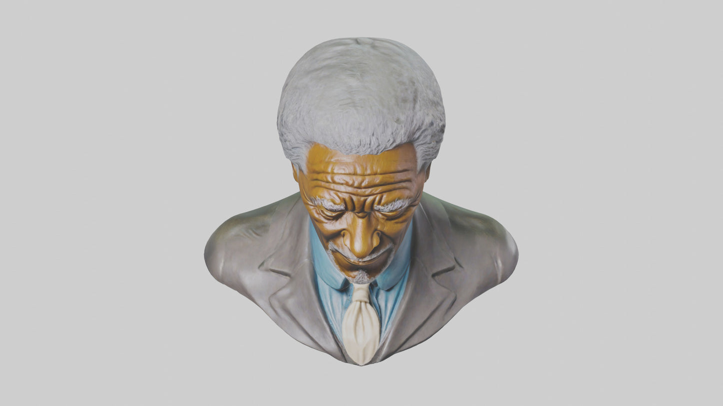 Morgan Freeman Statue Model 3D model