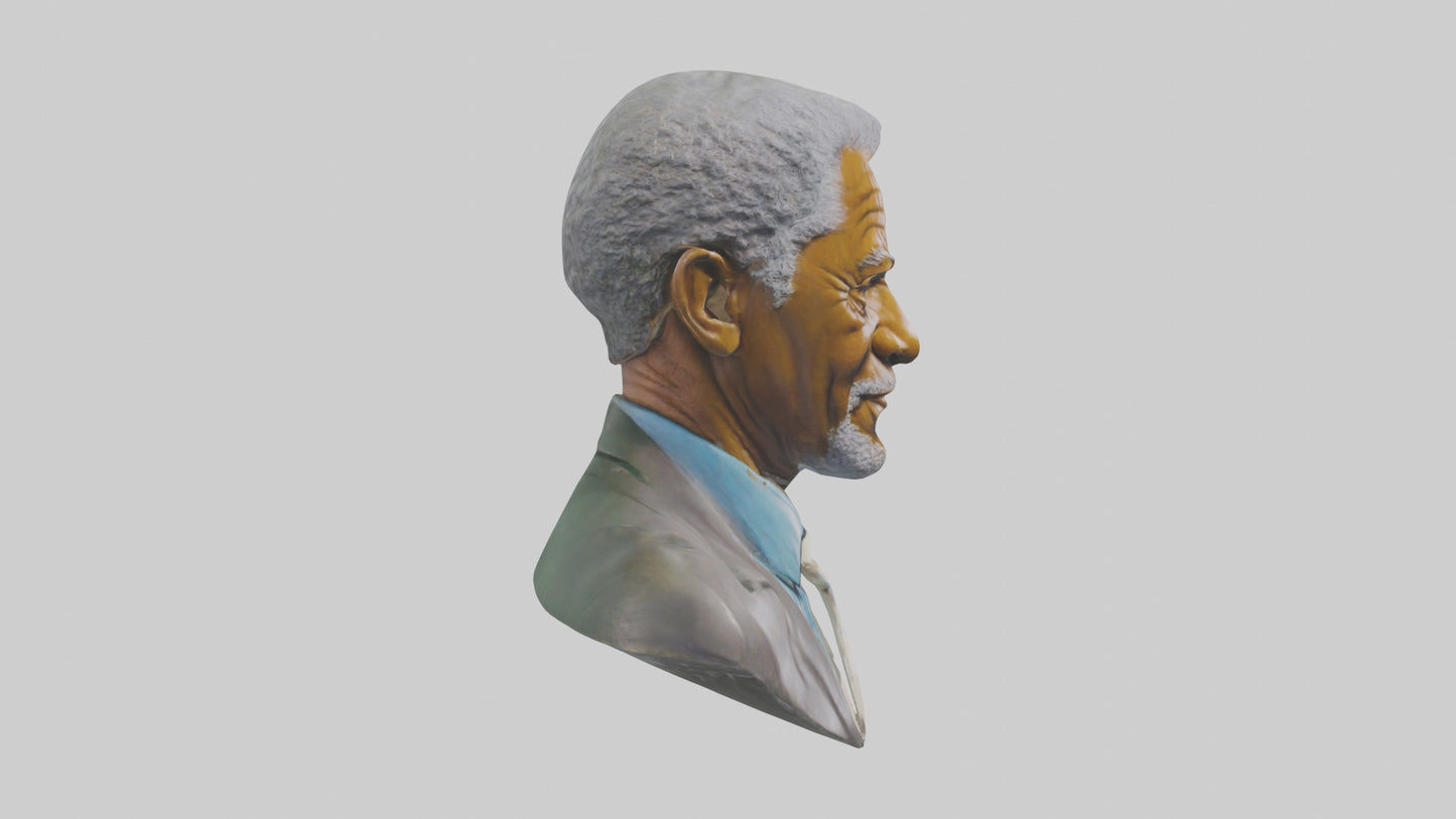 Morgan Freeman Statue Model 3D model