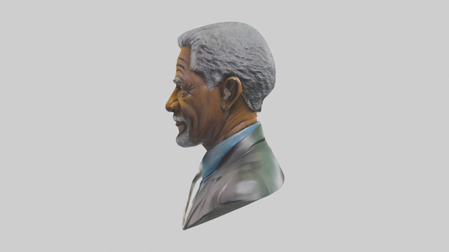 Morgan Freeman Statue Model 3D model