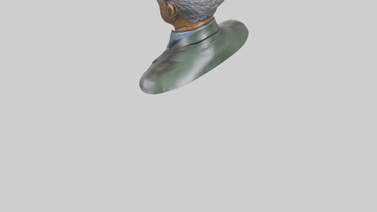 Morgan Freeman Statue Model 3D model