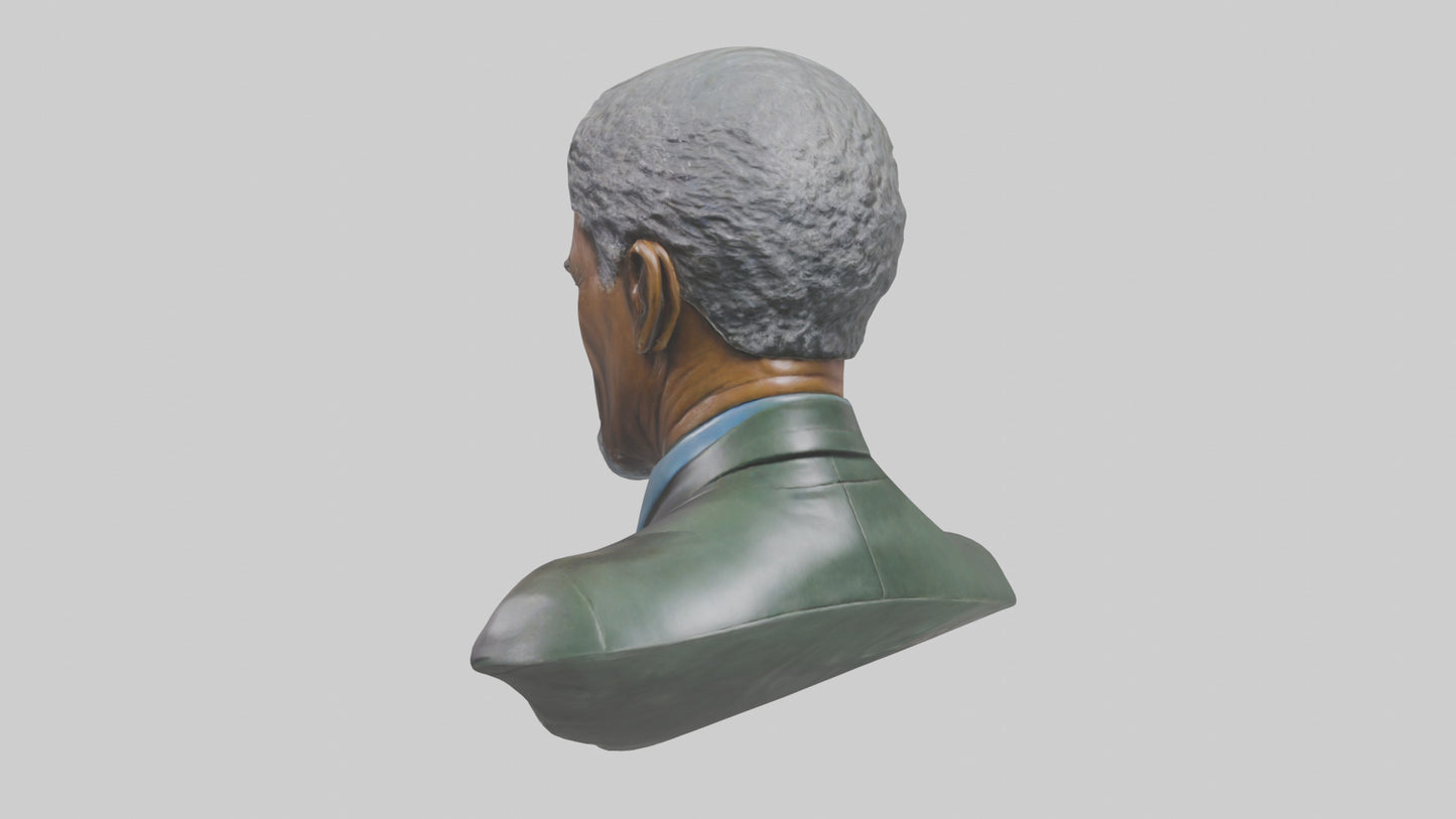 Morgan Freeman Statue Model 3D model
