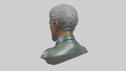Morgan Freeman Statue Model 3D model