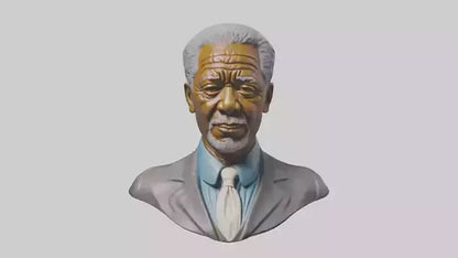 Morgan Freeman Statue Model 3D model