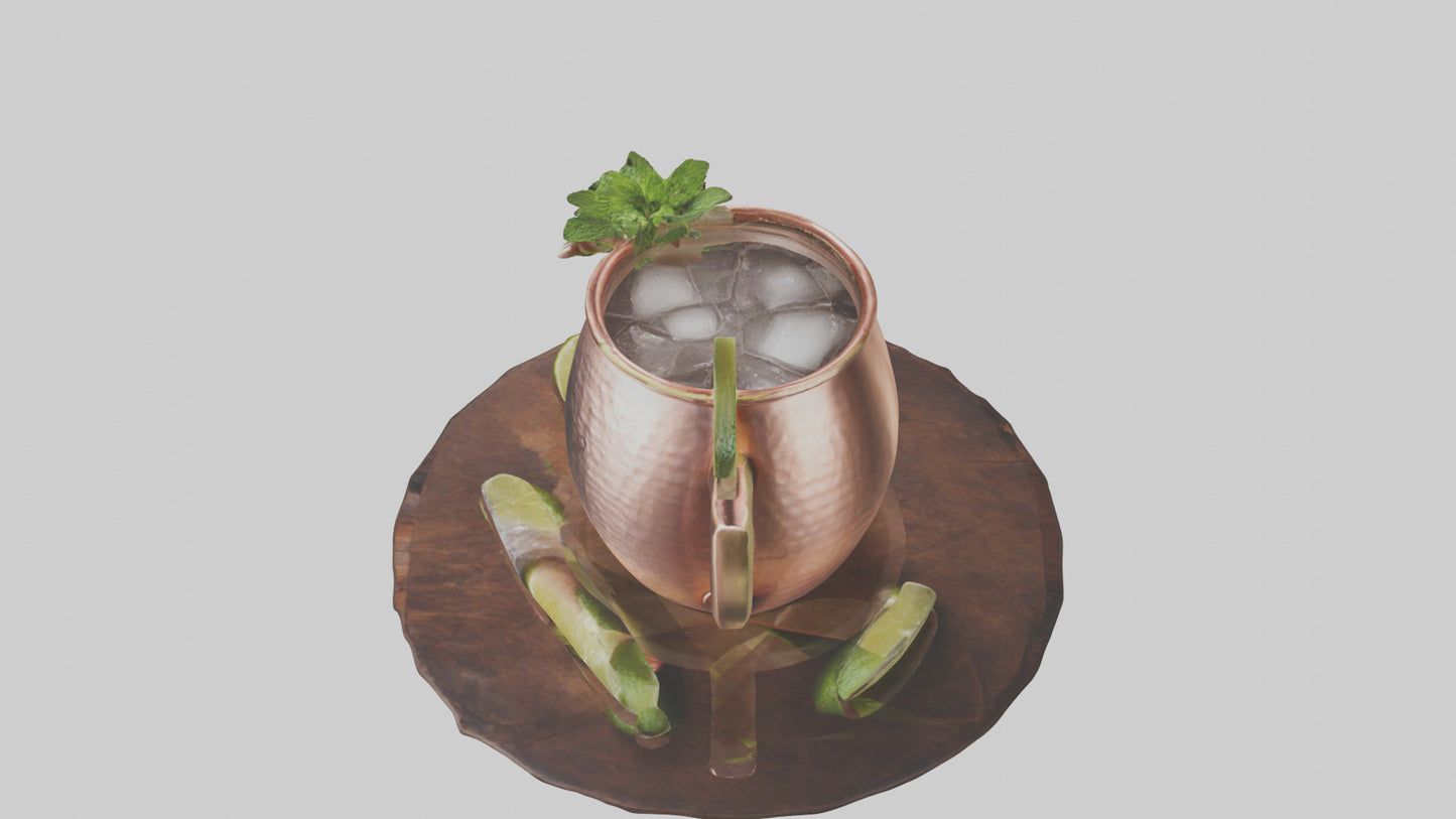 3D model Moscow mule model VR / AR / low-poly