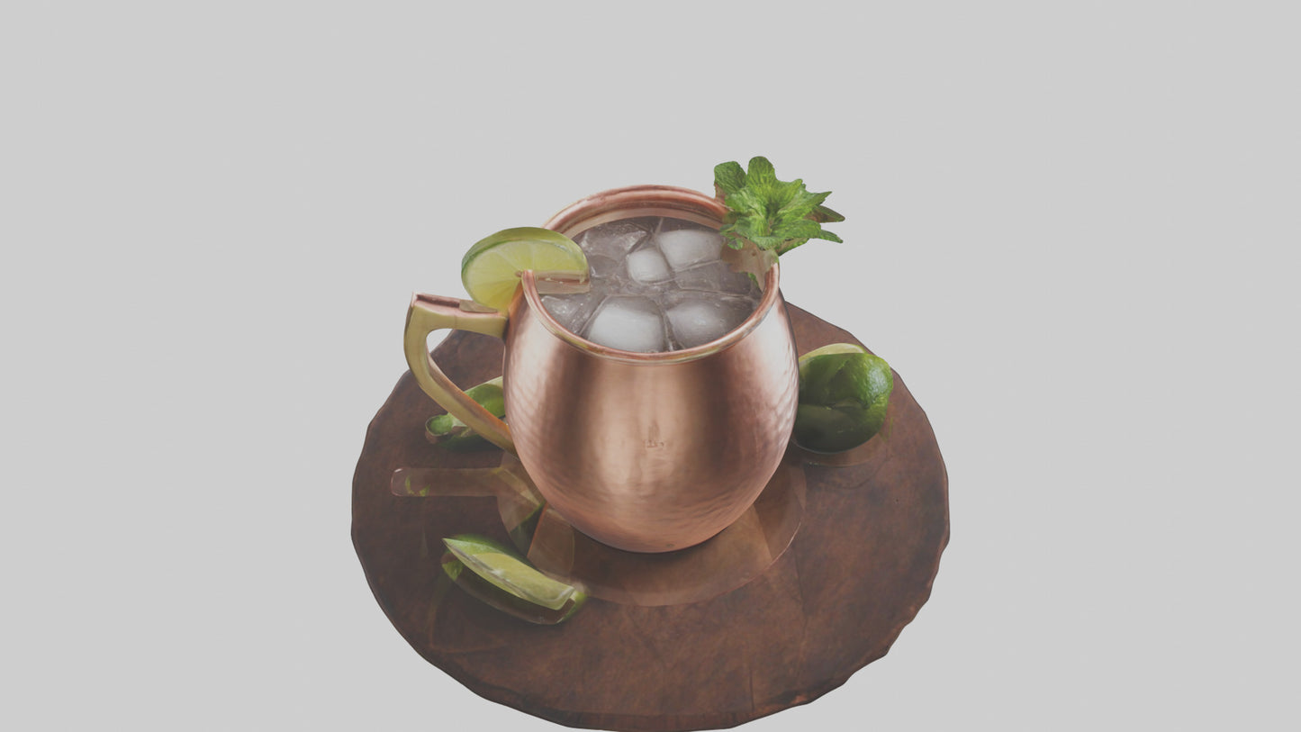 3D model Moscow mule model VR / AR / low-poly