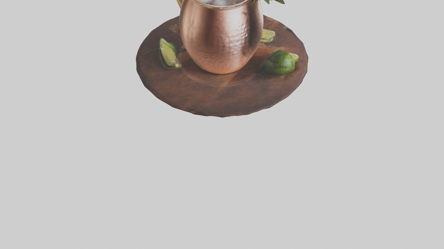3D model Moscow mule model VR / AR / low-poly