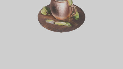 3D model Moscow mule model VR / AR / low-poly