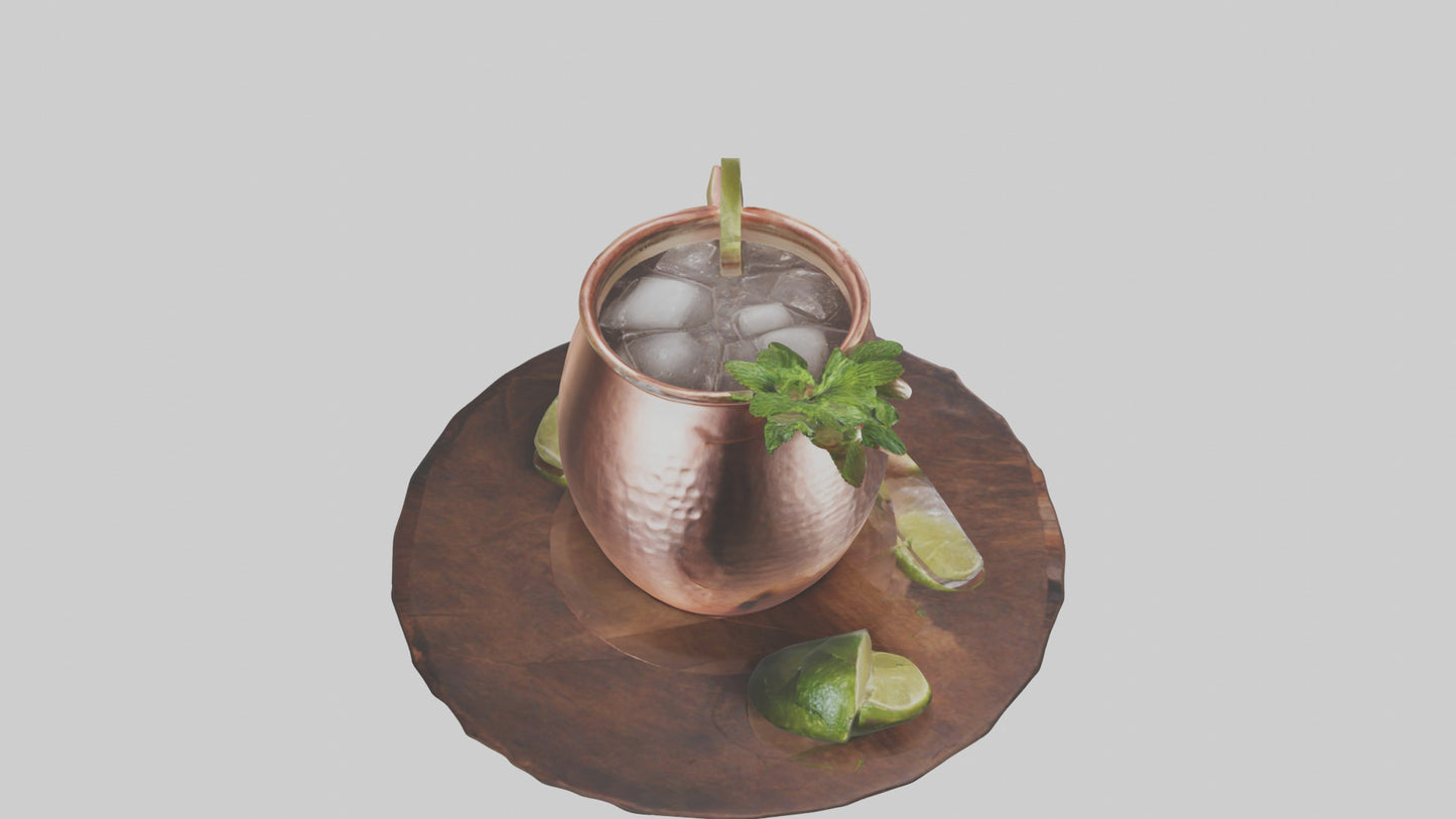 3D model Moscow mule model VR / AR / low-poly
