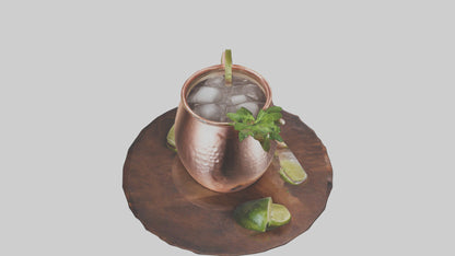 3D model Moscow mule model VR / AR / low-poly