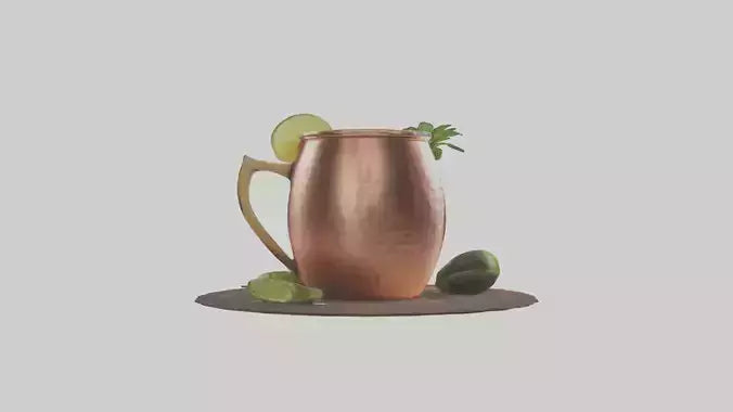 3D model Moscow mule model VR / AR / low-poly