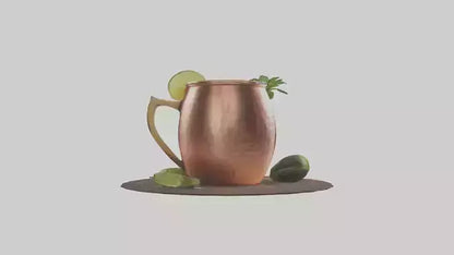 3D model Moscow mule model VR / AR / low-poly