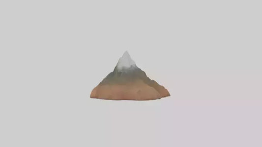 3D model Mountain keychain model VR / AR / low-poly