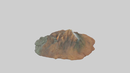 3D model Mountain keychain model VR / AR / low-poly