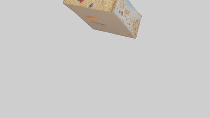 Muesli Box model VR / AR / low-poly