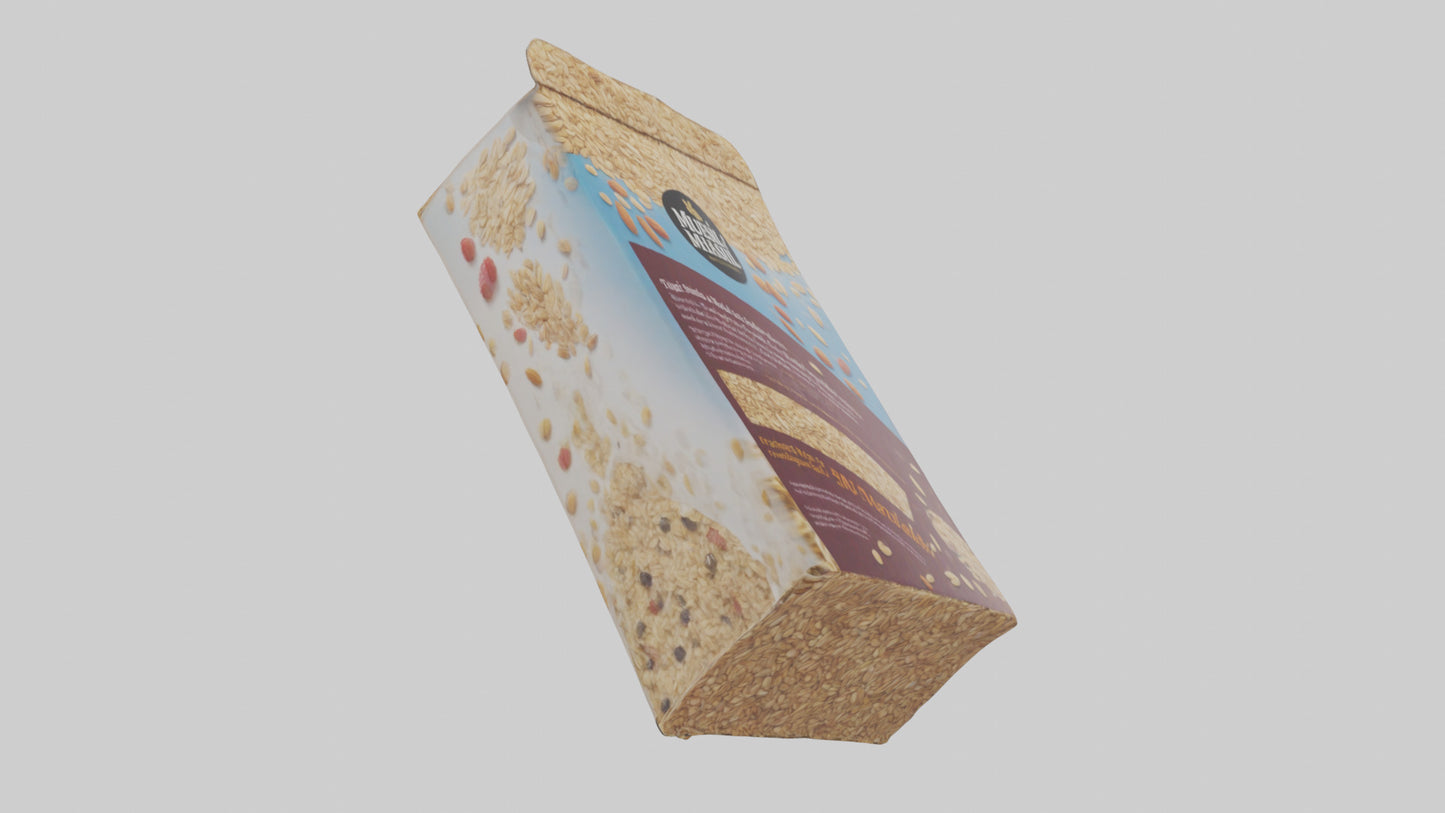 Muesli Box model VR / AR / low-poly