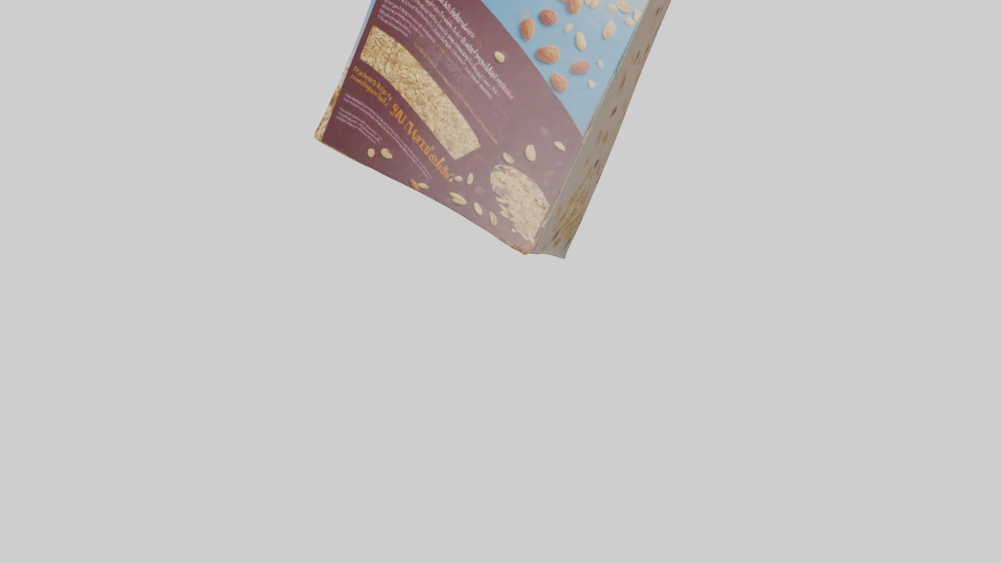 Muesli Box model VR / AR / low-poly