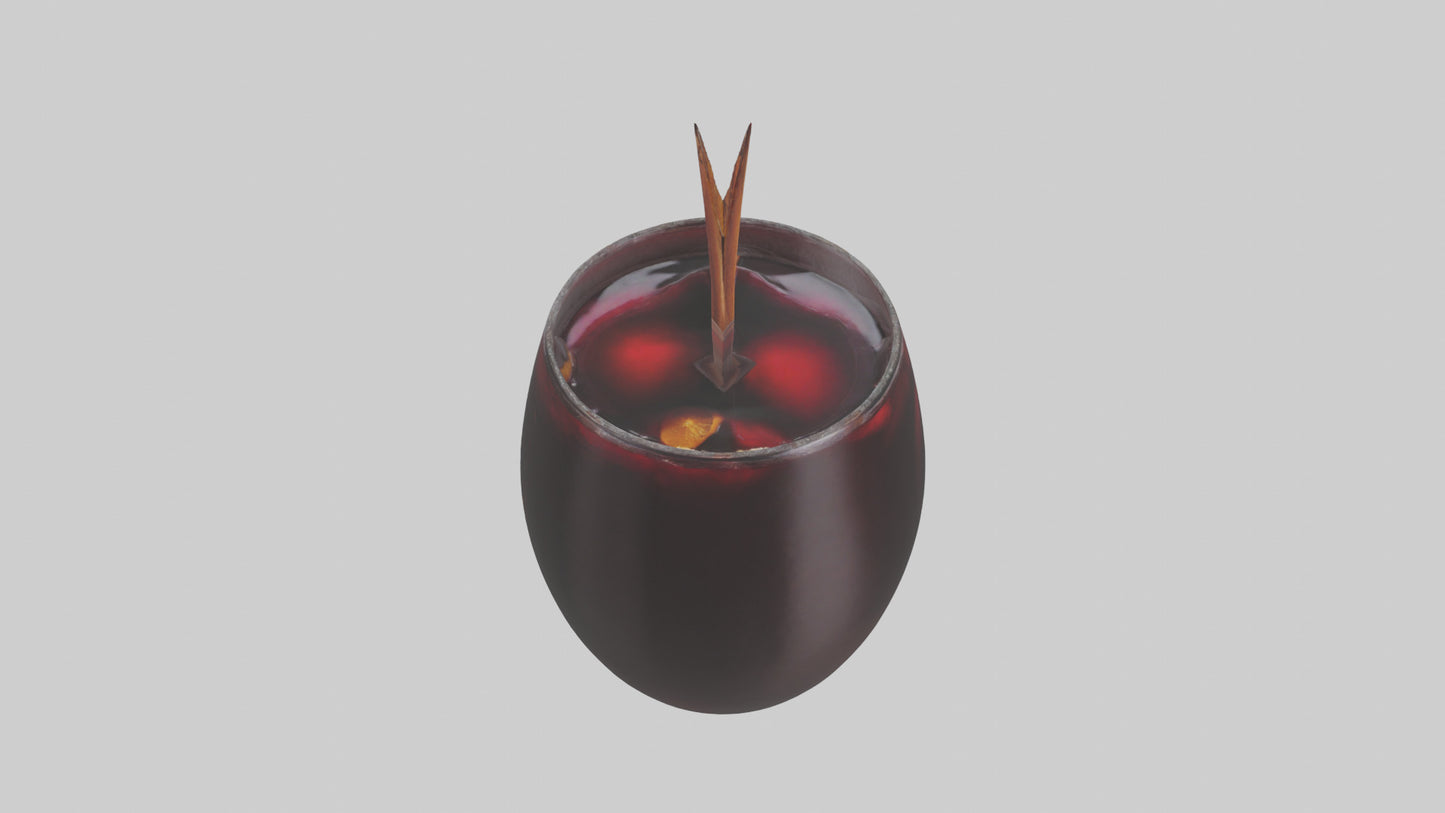 3D model Mulled wine model VR / AR / low-poly