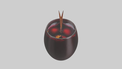 3D model Mulled wine model VR / AR / low-poly