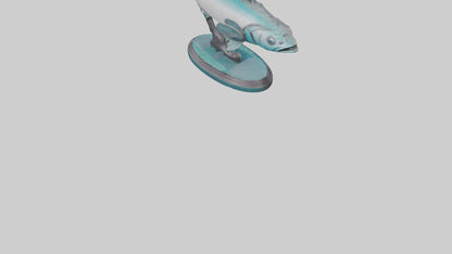 Mullet Fish statue model VR / AR / low-poly