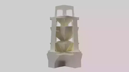 Multilevel sculpture model 3D model
