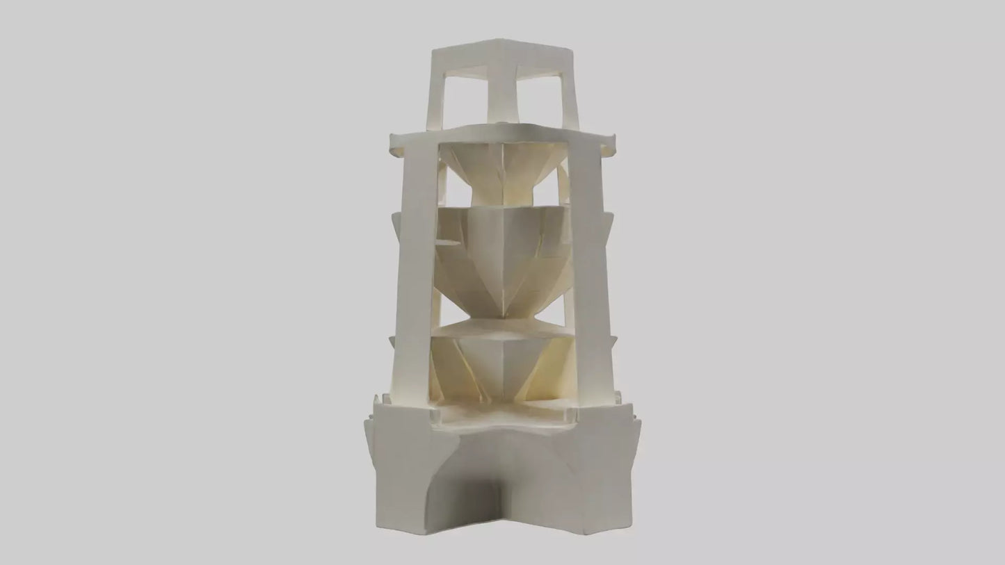 Multilevel sculpture model 3D model