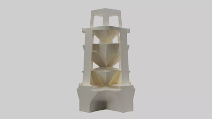 Multilevel sculpture model 3D model