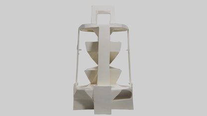 Multilevel sculpture model 3D model