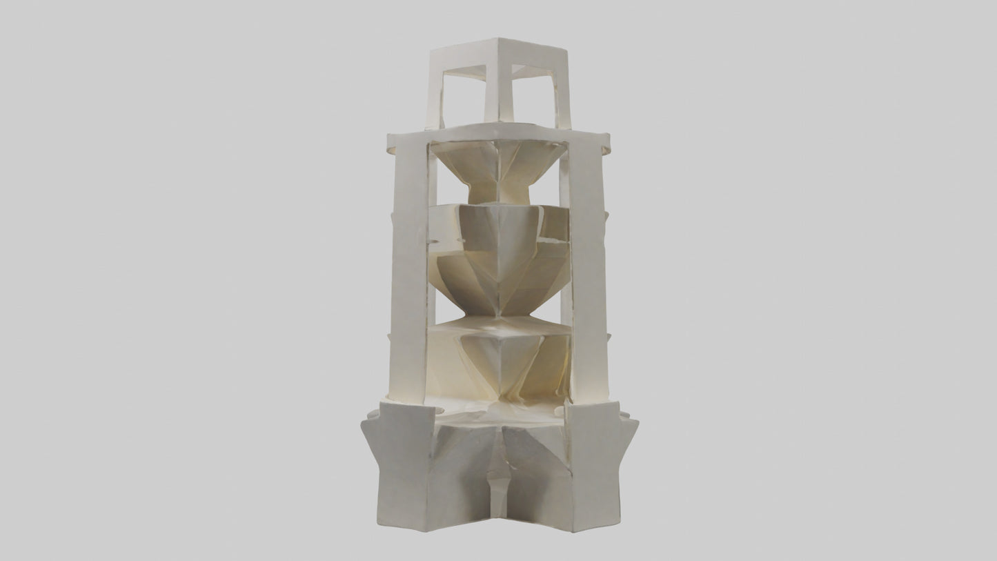 Multilevel sculpture model 3D model