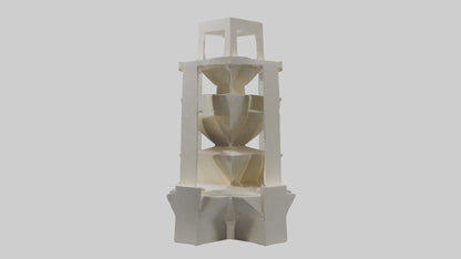 Multilevel sculpture model 3D model