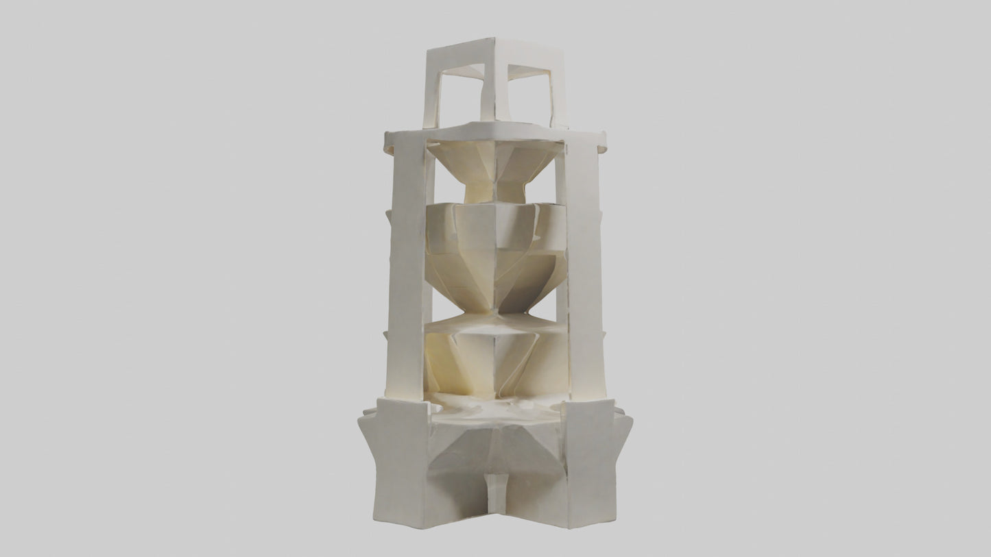 Multilevel sculpture model 3D model