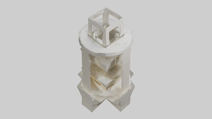 Multilevel sculpture model 3D model