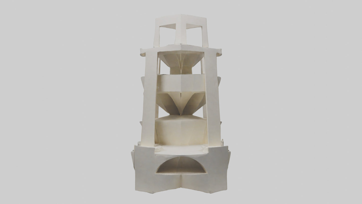 Multilevel sculpture model 3D model