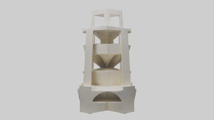 Multilevel sculpture model 3D model