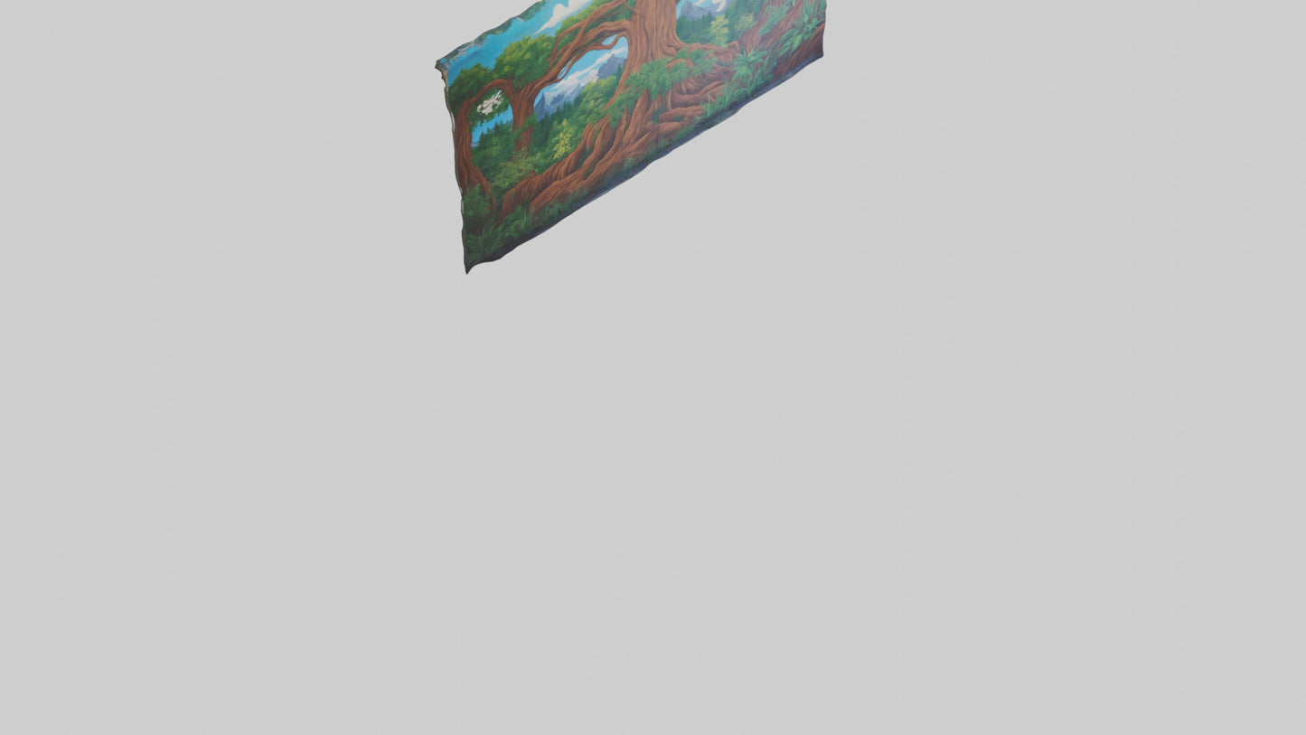 Murals with Nature Themes VR / AR / low-poly