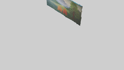 Murals with Nature Themes VR / AR / low-poly