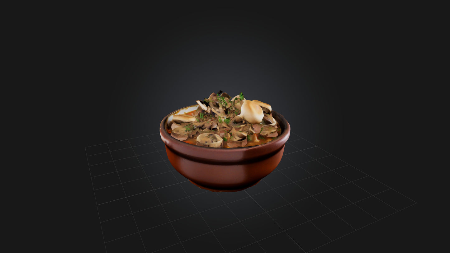 3D model Mushroom Stew VR / AR / low-poly