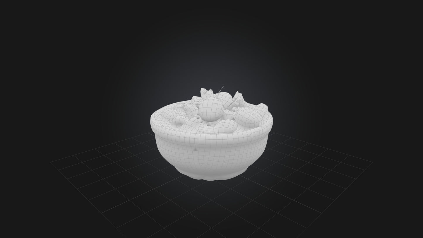 3D model Mushroom Stew VR / AR / low-poly