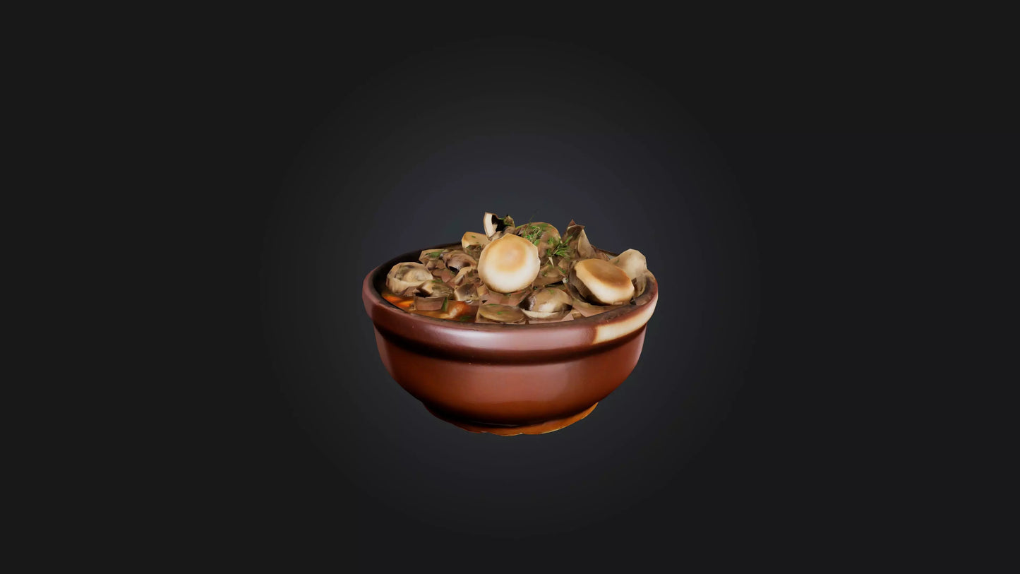 3D model Mushroom Stew VR / AR / low-poly