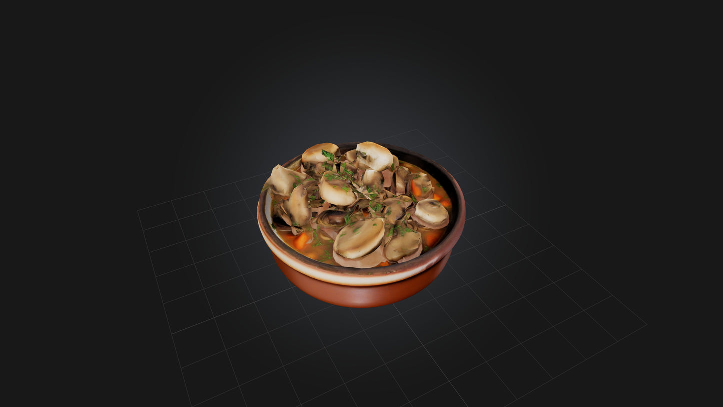 3D model Mushroom Stew VR / AR / low-poly