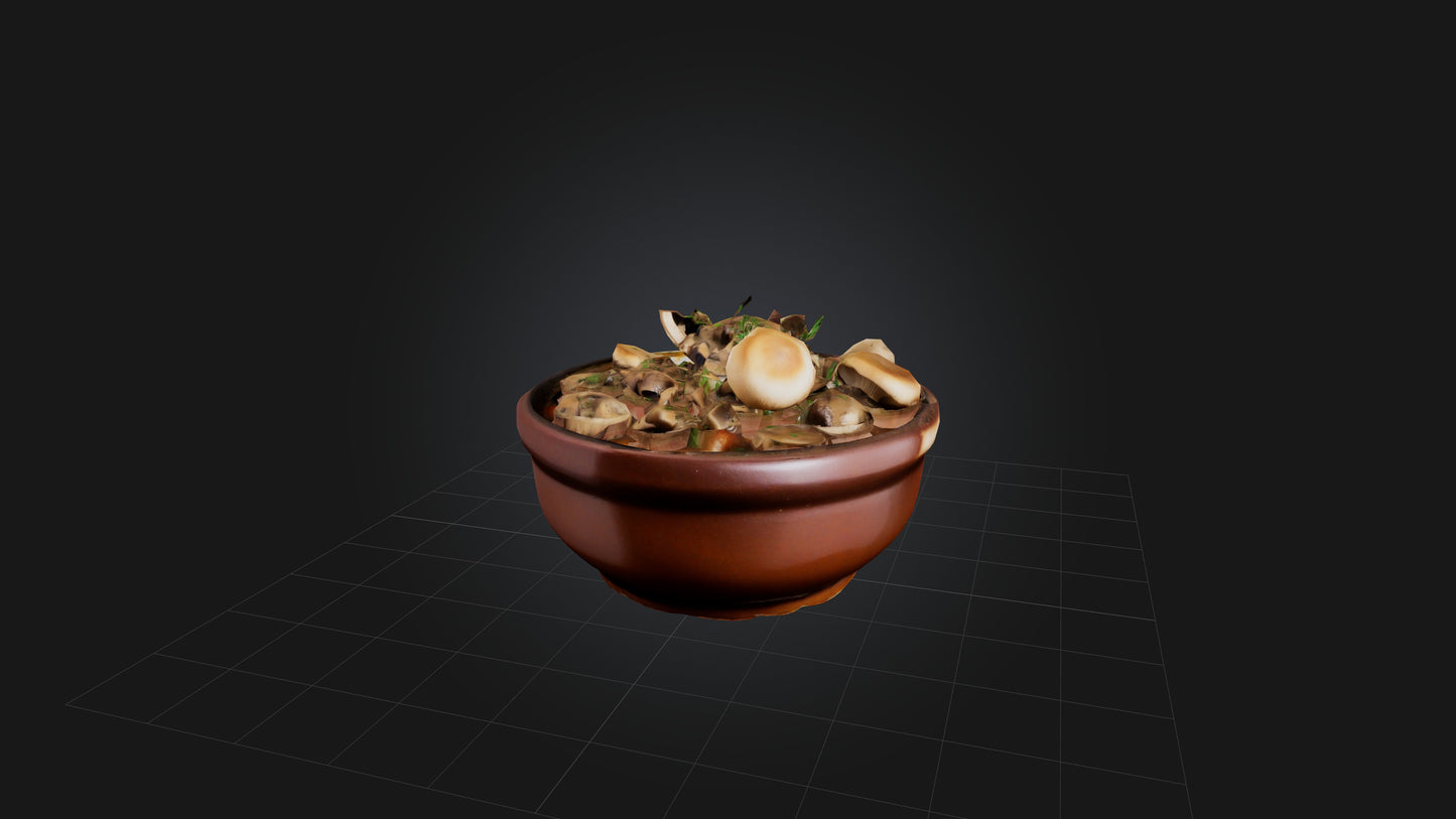 3D model Mushroom Stew VR / AR / low-poly