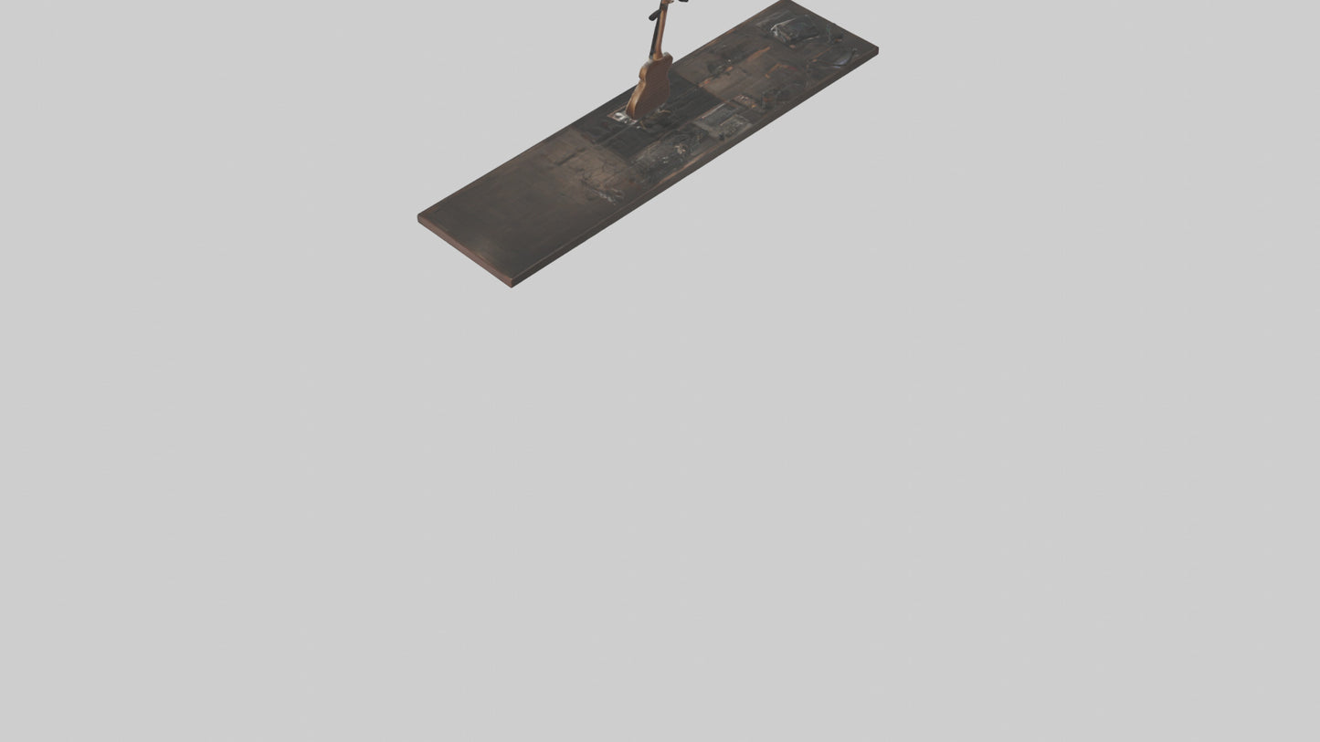 3D model Music Recording Studio VR / AR / low-poly