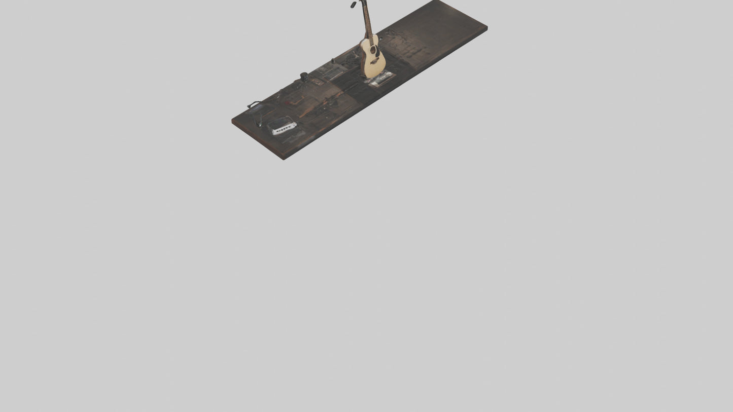 3D model Music Recording Studio VR / AR / low-poly