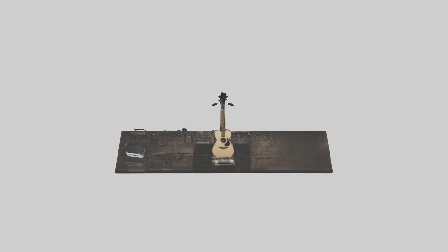 3D model Music Recording Studio VR / AR / low-poly