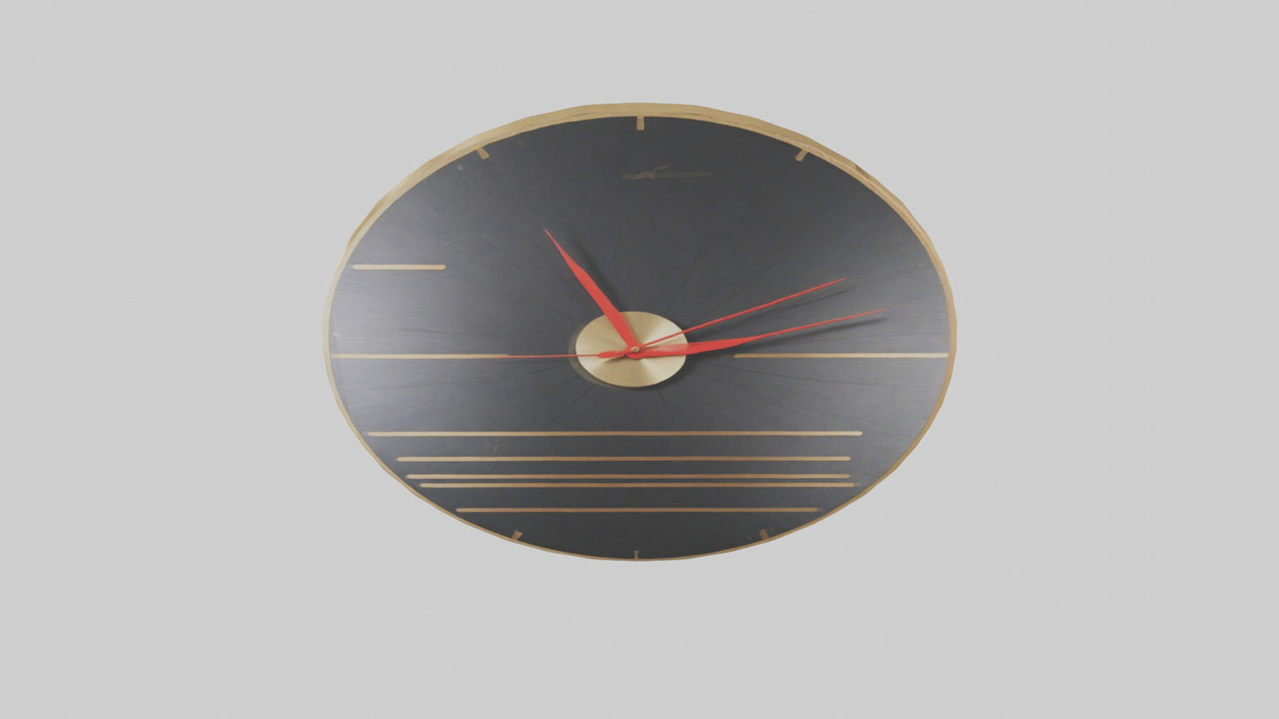 Music Wall Clock model VR / AR / low-poly