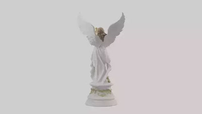 3D model Musical Angel statue model VR / AR / low-poly