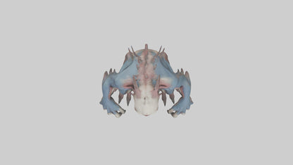 3D model Mutant creature model 2 VR / AR / low-poly