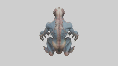 3D model Mutant creature model 2 VR / AR / low-poly
