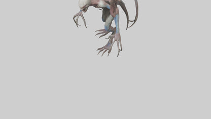 3D model Mutant Creature model VR / AR / low-poly